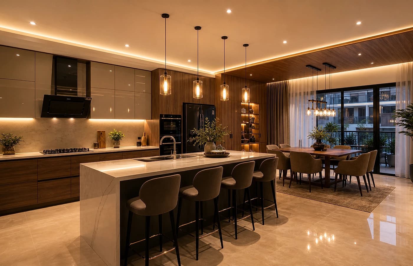 Modern Apartment Kitchen